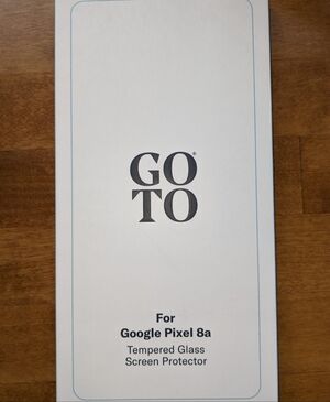 Pixel 8a high quality screen protector GoTo Tempered Glass NEW MSRP $39.99
